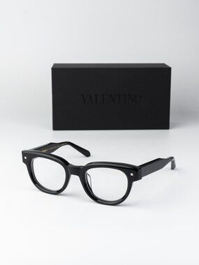 Valentino Women Eyeglasses Black Square V-ESSENTIAL-V VLX-163 A